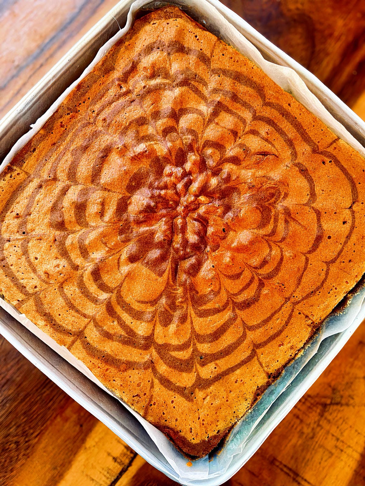Chocolate & Vanilla Marble Cake